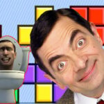 Mr Bean & Skibidi Tetris